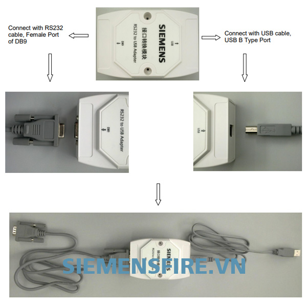 Bộ chuyển đổi USB RS232 kết nối với máy tính FCA1804, Hệ báo cháy địa chỉ FS18