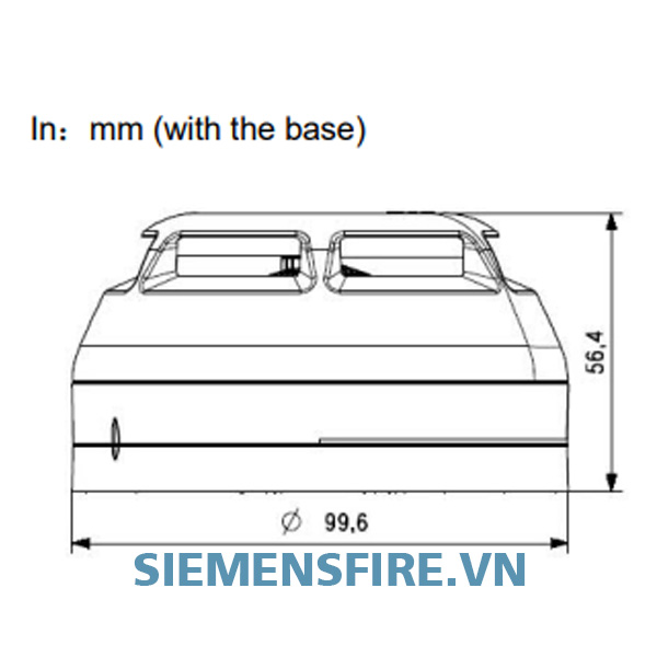 Đầu báo khói quang 24VDC FDO181C, Hệ báo cháy thường