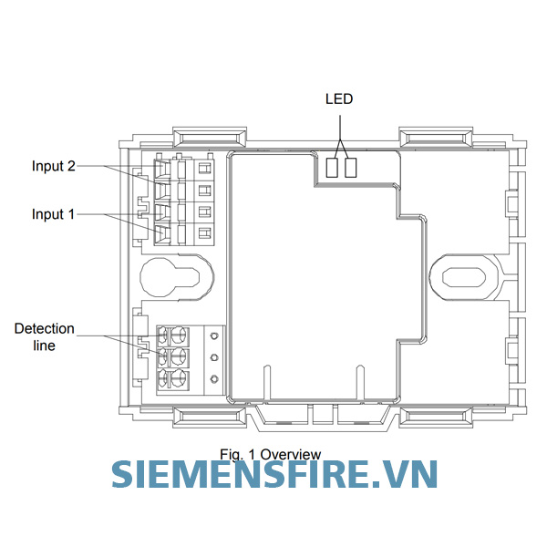 Module giám sát 2 ngõ vào FDCI181-2, Hệ báo cháy địa chỉ FS18