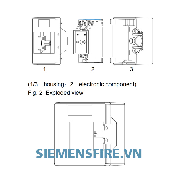 Nút nhấn báo cháy khẩn cấp loại địa chỉ FDM181, Hệ báo cháy thường