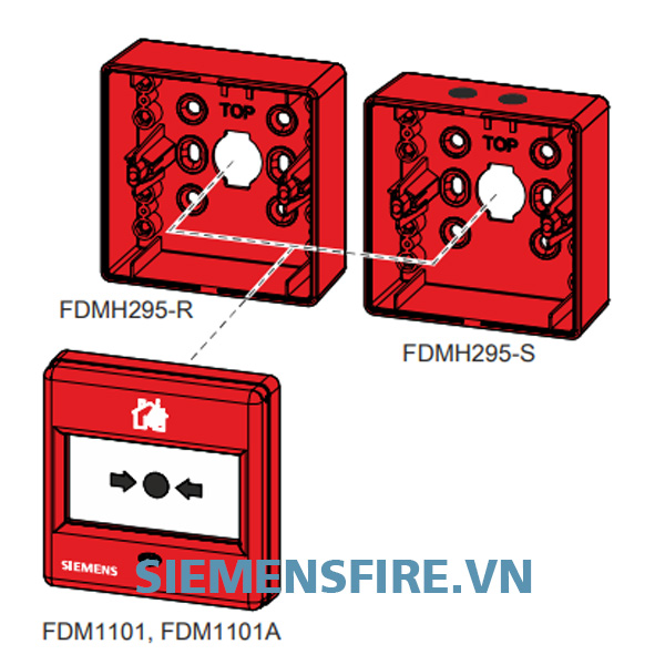 Nút nhấn báo cháy khẩn cấp Siemens FDM1101A-RG, Hệ báo cháy thường